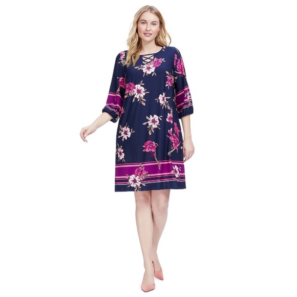 Sandra Darren Dresses & Skirts - Sandra Darren Dress 14  Floral Shift A72-07P